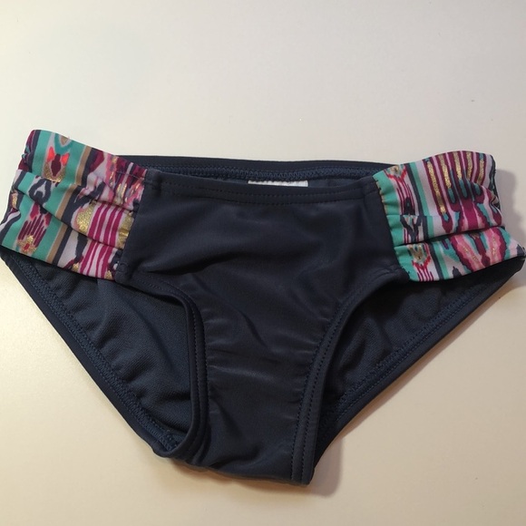 ART CLASS Aztec Multi  Color 2 piece Swimsuit Bathing Suit Tankini Girl's XS - Picture 5 of 16